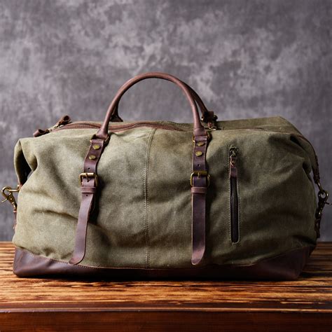 men's overnight weekender bag.